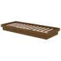 Honey brown solid wood bed frame 75x190 cm by vidaXL, Beds and slatted bases - Ref: Foro24-819935, Price: 87,94 €, Discount: %