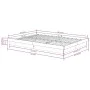 Schwarzer Massivholzbettrahmen King Size 150x200 cm von vidaXL, Betten und Lattenroste - Ref: Foro24-819916, Preis: 124,41 €,...