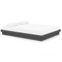 Estructura de cama madera maciza gris King Size 150x200 cm de vidaXL, Camas y somieres - Ref: Foro24-819914, Precio: 124,41 €