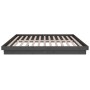 Gray solid wood bed frame King Size 150x200 cm by vidaXL, Beds and slatted bases - Ref: Foro24-819914, Price: 124,41 €, Disco...