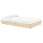 Small double bed frame solid wood 120x190 cm by vidaXL, Beds and slatted bases - Ref: Foro24-819942, Price: 147,98 €, Discoun...