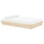 Small double bed frame solid wood 120x190 cm by vidaXL, Beds and slatted bases - Ref: Foro24-819942, Price: 145,87 €, Discoun...
