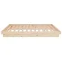 Small double bed frame solid wood 120x190 cm by vidaXL, Beds and slatted bases - Ref: Foro24-819942, Price: 145,87 €, Discoun...