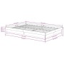 Weißer Massivholzbettrahmen 135x190 cm von vidaXL, Betten und Lattenroste - Ref: Foro24-819948, Preis: 166,83 €, Rabatt: %