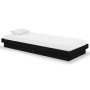 Estructura de cama madera maciza individual negra 75x190 cm de vidaXL, Camas y somieres - Ref: Foro24-819936, Precio: 117,56 ...