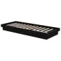 Black single solid wood bed frame 75x190 cm by vidaXL, Beds and slatted bases - Ref: Foro24-819936, Price: 101,11 €, Discount: %
