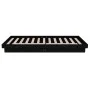 Black single solid wood bed frame 75x190 cm by vidaXL, Beds and slatted bases - Ref: Foro24-819936, Price: 101,11 €, Discount: %
