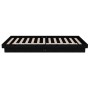 Estructura de cama madera maciza individual negra 75x190 cm de vidaXL, Camas y somieres - Ref: Foro24-819936, Precio: 117,56 ...