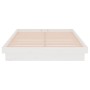 Small double bed frame white solid wood 120x190cm by vidaXL, Beds and slatted bases - Ref: Foro24-819943, Price: 160,94 €, Di...