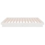 Small double bed frame white solid wood 120x190cm by vidaXL, Beds and slatted bases - Ref: Foro24-819943, Price: 160,94 €, Di...