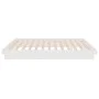 Small double bed frame white solid wood 120x190cm by vidaXL, Beds and slatted bases - Ref: Foro24-819943, Price: 130,81 €, Di...