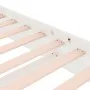 Small double bed frame white solid wood 120x190cm by vidaXL, Beds and slatted bases - Ref: Foro24-819943, Price: 130,81 €, Di...