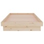 Estructura de cama madera maciza 90x190 cm de vidaXL, Camas y somieres - Ref: Foro24-819937, Precio: 127,79 €, Descuento: %