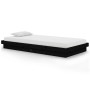 Estructura de cama madera maciza negra 100x200 cm de vidaXL, Camas y somieres - Ref: Foro24-819901, Precio: 135,54 €, Descuen...