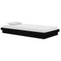Estructura de cama madera maciza negra 100x200 cm de vidaXL, Camas y somieres - Ref: Foro24-819901, Precio: 135,54 €, Descuen...