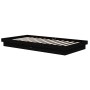 Estructura de cama madera maciza negra 100x200 cm de vidaXL, Camas y somieres - Ref: Foro24-819901, Precio: 135,54 €, Descuen...