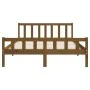 Massivholzbettgestell King honigbraun 150x200 cm von vidaXL, Betten und Lattenroste - Ref: Foro24-810687, Preis: 123,55 €, Ra...