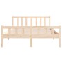 Solid wood bed frame 120x190 cm by vidaXL, Beds and slatted bases - Ref: Foro24-810649, Price: 105,06 €, Discount: %