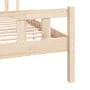 Bettgestell aus Massivholz 120x190 cm von vidaXL, Betten und Lattenroste - Ref: Foro24-810649, Preis: 103,71 €, Rabatt: %