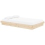 Estructura de cama madera maciza 120x200 cm de vidaXL, Camas y somieres - Ref: Foro24-819902, Precio: 115,58 €, Descuento: %