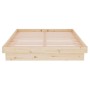 Estructura de cama madera maciza 120x200 cm de vidaXL, Camas y somieres - Ref: Foro24-819902, Precio: 115,58 €, Descuento: %