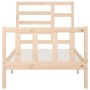 Estructura de cama madera maciza de pino 90x200 cm de vidaXL, Camas y somieres - Ref: Foro24-3107598, Precio: 90,28 €, Descue...
