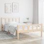 Estructura de cama madera maciza 100x200 cm de vidaXL, Camas y somieres - Ref: Foro24-810669, Precio: 82,22 €, Descuento: %
