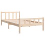 Estructura de cama madera maciza 100x200 cm de vidaXL, Camas y somieres - Ref: Foro24-810669, Precio: 82,22 €, Descuento: %