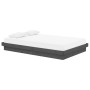 Estructura de cama doble pequeña madera maciza gris 120x190 cm de vidaXL, Camas y somieres - Ref: Foro24-819944, Precio: 161,...