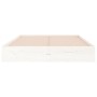 Estructura de cama de madera maciza blanca 140x190 cm de vidaXL, Camas y somieres - Ref: Foro24-820083, Precio: 122,08 €, Des...