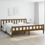 Honigbraunes Massivholzbettgestell 200x200 cm von vidaXL, Betten und Lattenroste - Ref: Foro24-810702, Preis: 99,80 €, Rabatt: %