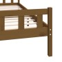Honigbraunes Massivholzbettgestell 200x200 cm von vidaXL, Betten und Lattenroste - Ref: Foro24-810702, Preis: 99,80 €, Rabatt: %