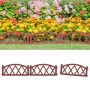 Borduras de jardín 17 unidades PP rojo 10 m de vidaXL, Ribetes y bordes para jardín - Ref: Foro24-318296, Precio: 35,83 €, De...