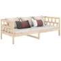 Solid pine wood sofa bed 80x200 cm by vidaXL, Beds and slatted bases - Ref: Foro24-820212, Price: 117,78 €, Discount: %