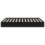 Black solid wood bed frame 120x190 cm by vidaXL, Beds and slatted bases - Ref: Foro24-820076, Price: 132,00 €, Discount: %