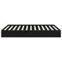 Black solid wood bed frame 120x190 cm by vidaXL, Beds and slatted bases - Ref: Foro24-820076, Price: 107,17 €, Discount: %