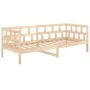 Solid pine wood sofa bed 80x200 cm by vidaXL, Beds and slatted bases - Ref: Foro24-820212, Price: 117,78 €, Discount: %