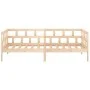 Solid pine wood sofa bed 80x200 cm by vidaXL, Beds and slatted bases - Ref: Foro24-820212, Price: 117,78 €, Discount: %