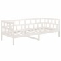 Schlafsofa aus massivem weißem Kiefernholz, 90 x 190 cm von vidaXL, Betten und Lattenroste - Ref: Foro24-820218, Preis: 143,7...