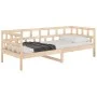 Sofá cama de madera maciza de pino 90x200 cm de vidaXL, Camas y somieres - Ref: Foro24-820207, Precio: 104,99 €, Descuento: %