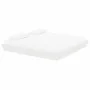 White solid wood bed frame 200x200 cm by vidaXL, Beds and slatted bases - Ref: Foro24-819928, Price: 163,16 €, Discount: %