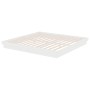 Weißer Massivholzbettrahmen 200x200 cm von vidaXL, Betten und Lattenroste - Ref: Foro24-819928, Preis: 200,90 €, Rabatt: %