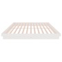 Weißer Massivholzbettrahmen 200x200 cm von vidaXL, Betten und Lattenroste - Ref: Foro24-819928, Preis: 200,90 €, Rabatt: %