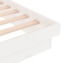 Estructura de cama madera maciza blanca 200x200 cm de vidaXL, Camas y somieres - Ref: Foro24-819928, Precio: 201,09 €, Descue...
