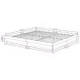 White solid wood bed frame 200x200 cm by vidaXL, Beds and slatted bases - Ref: Foro24-819928, Price: 163,16 €, Discount: %