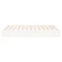 White solid wood bed frame King Size 150x200 cm by vidaXL, Beds and slatted bases - Ref: Foro24-820038, Price: 125,79 €, Disc...