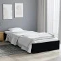 Estructura de cama madera maciza individual negra 75x190 cm de vidaXL, Camas y somieres - Ref: Foro24-820066, Precio: 78,26 €...