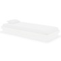 White single solid wood bed frame 75x190 cm by vidaXL, Beds and slatted bases - Ref: Foro24-819933, Price: 120,26 €, Discount: %