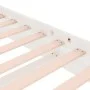 White single solid wood bed frame 75x190 cm by vidaXL, Beds and slatted bases - Ref: Foro24-819933, Price: 87,94 €, Discount: %
