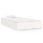 Estructura de cama madera maciza blanca 90x200 cm de vidaXL, Camas y somieres - Ref: Foro24-820058, Precio: 94,11 €, Descuent...